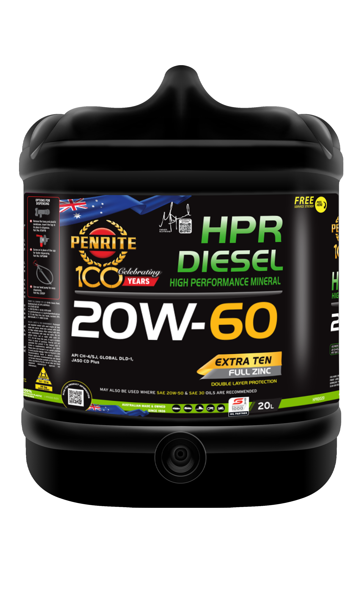 PENRITE Hpr Diesel 20W60 Mineral