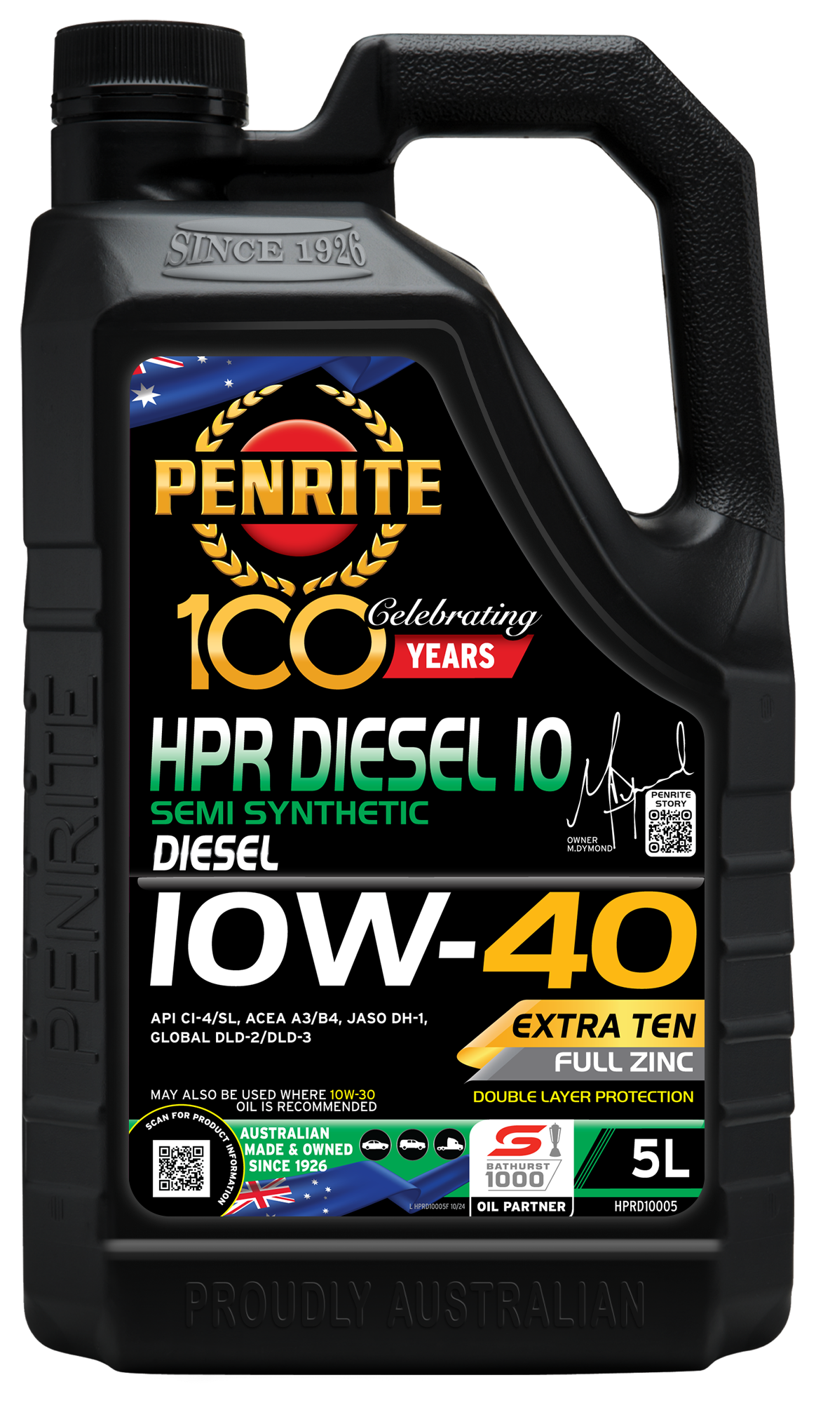 PENRITE Hpr Diesel 10 10W40 Semi Syn