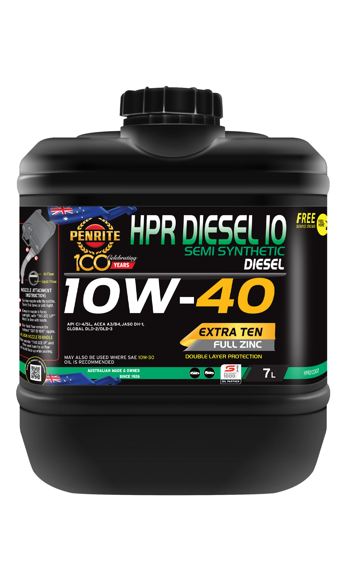 PENRITE Hpr Diesel 10 10W40 Semi Syn