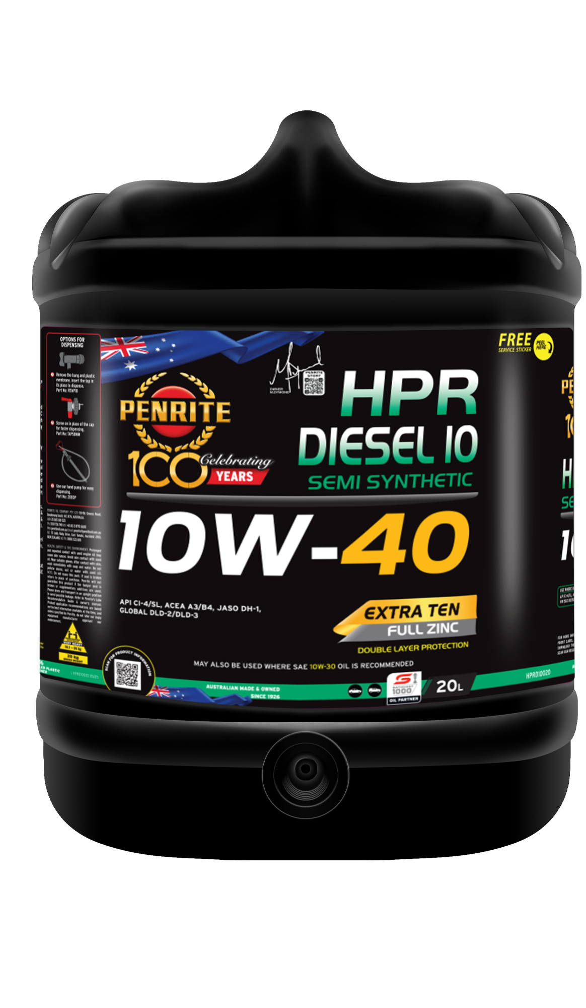 PENRITE Hpr Diesel 10 10W40 Semi Syn