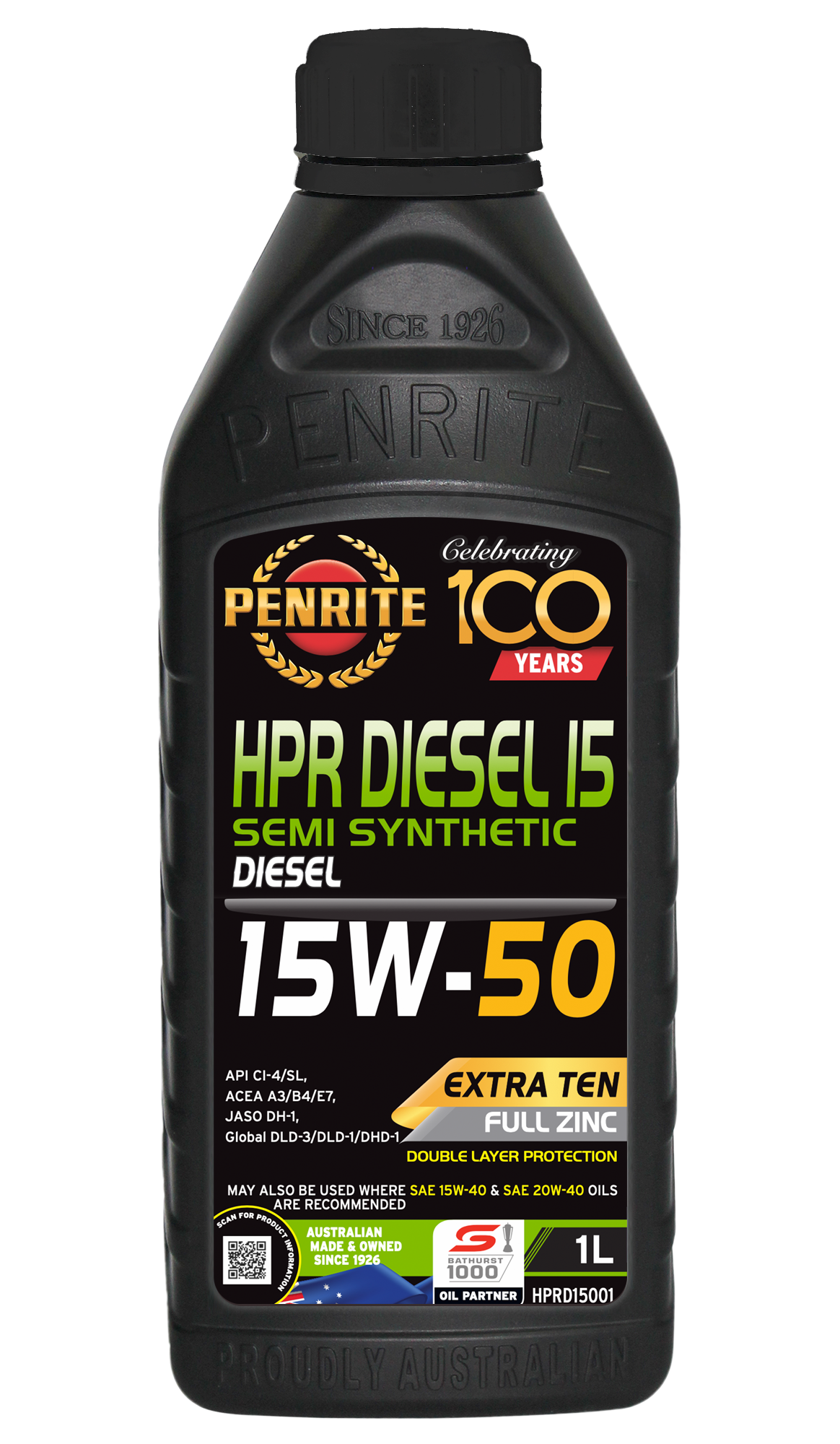 PENRITE Hpr Diesel 15 15W50 Semi Syn