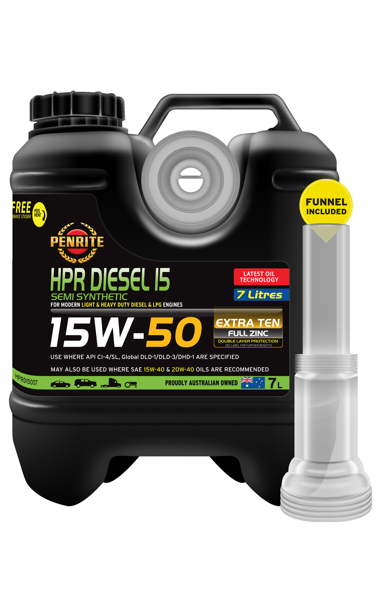 PENRITE Hpr Diesel 15 15W50 Semi Syn
