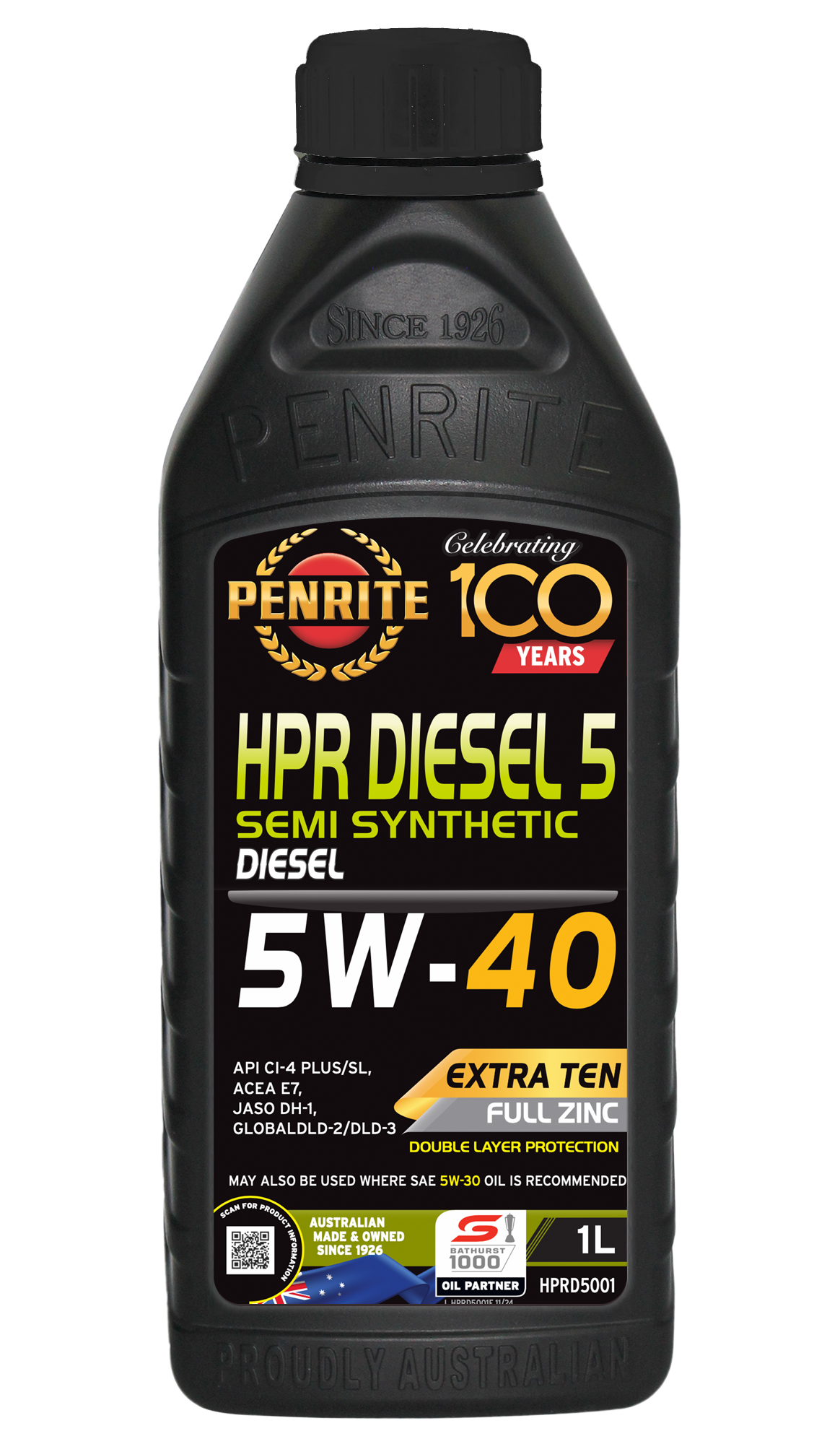 PENRITE Hpr Diesel 5 5W40 Semi Syn