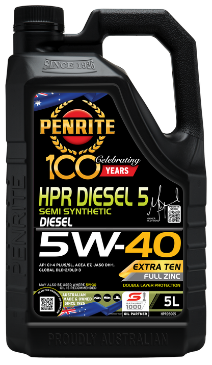 PENRITE Hpr Diesel 5 5W40 Semi Syn