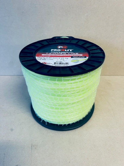 PROKUT BRUSHCUTTER TRIMMER LINE  ROUND YELLOW .155 3.95MM 5LB  163M SPOOL