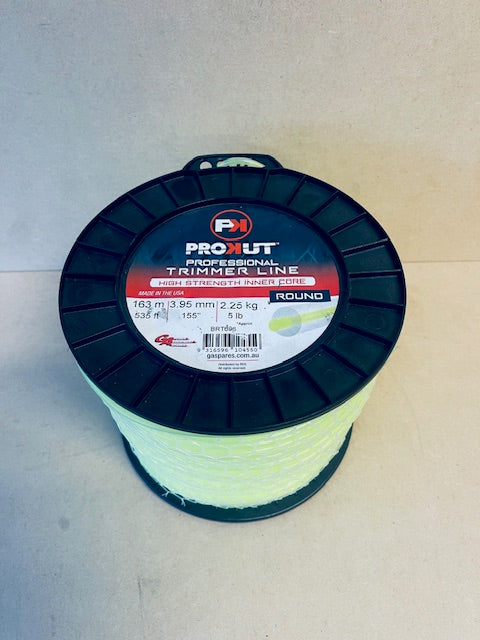 PROKUT BRUSHCUTTER TRIMMER LINE  ROUND YELLOW .155 3.95MM 5LB  163M SPOOL