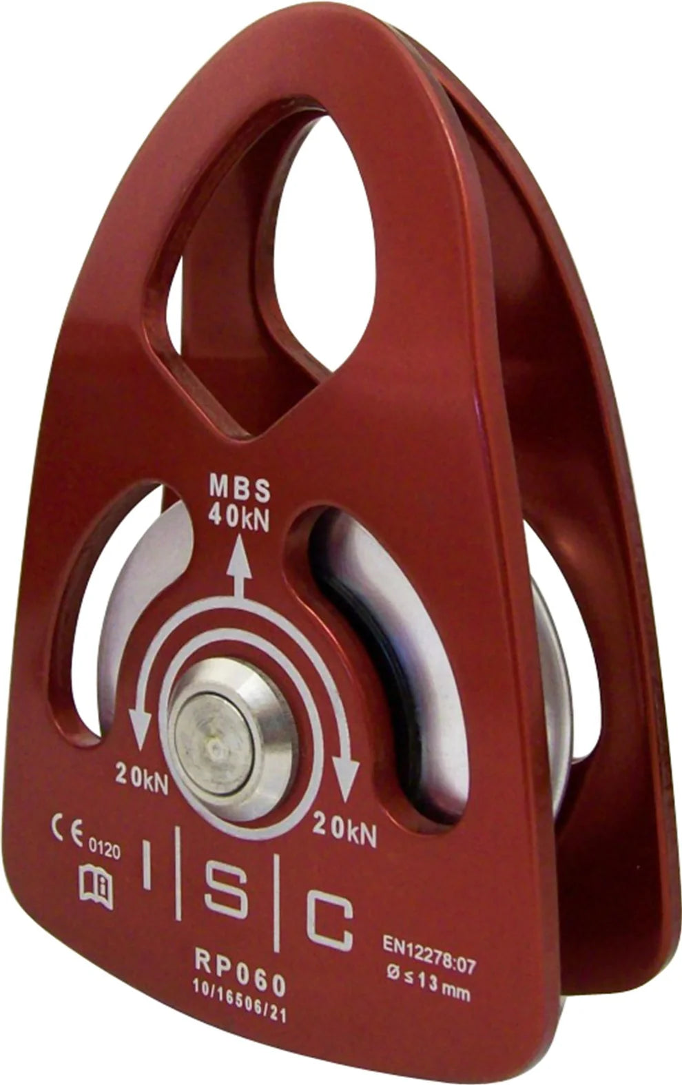 ISC Small Single Pulley Aluminium 40kN Bushing