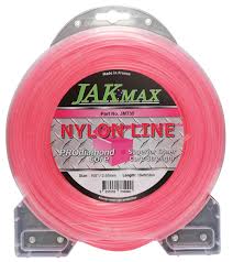 JAK Max Pro-Diamond Core Brushcutter Trimmer Line Square - .105"/2.65mm, 1lb Donut JM735 - Box Qty Of 10