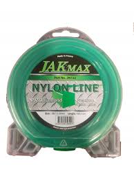 JAK Max Pro-Diamond Brushcutter Trimmer Line Square - .080"/2.00m, Clamshell JM723 - Box Qty Of 10