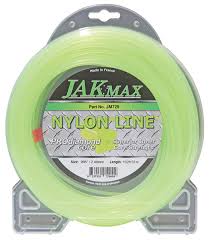 JAK Max Pro-Diamond Core Brushcutter Trimmer Line Square - .095"/2.50mm, 1/2lb Donut JM729 - Box Qty 10