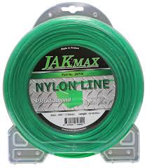 JAK Max Pro-Diamond Brushcutter Trimmer Line Square - .080"/2.00mm, 1/2lb Donut JM728 - Box Qty Of 10