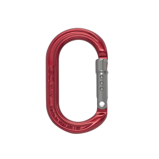 ISC Oval Acc Karabiner Straight Gate Red//N1