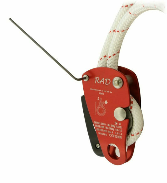 ISC RAD Work Positioning Lanyard - 4m - Fitted with Aluminium Double Action Snaphook