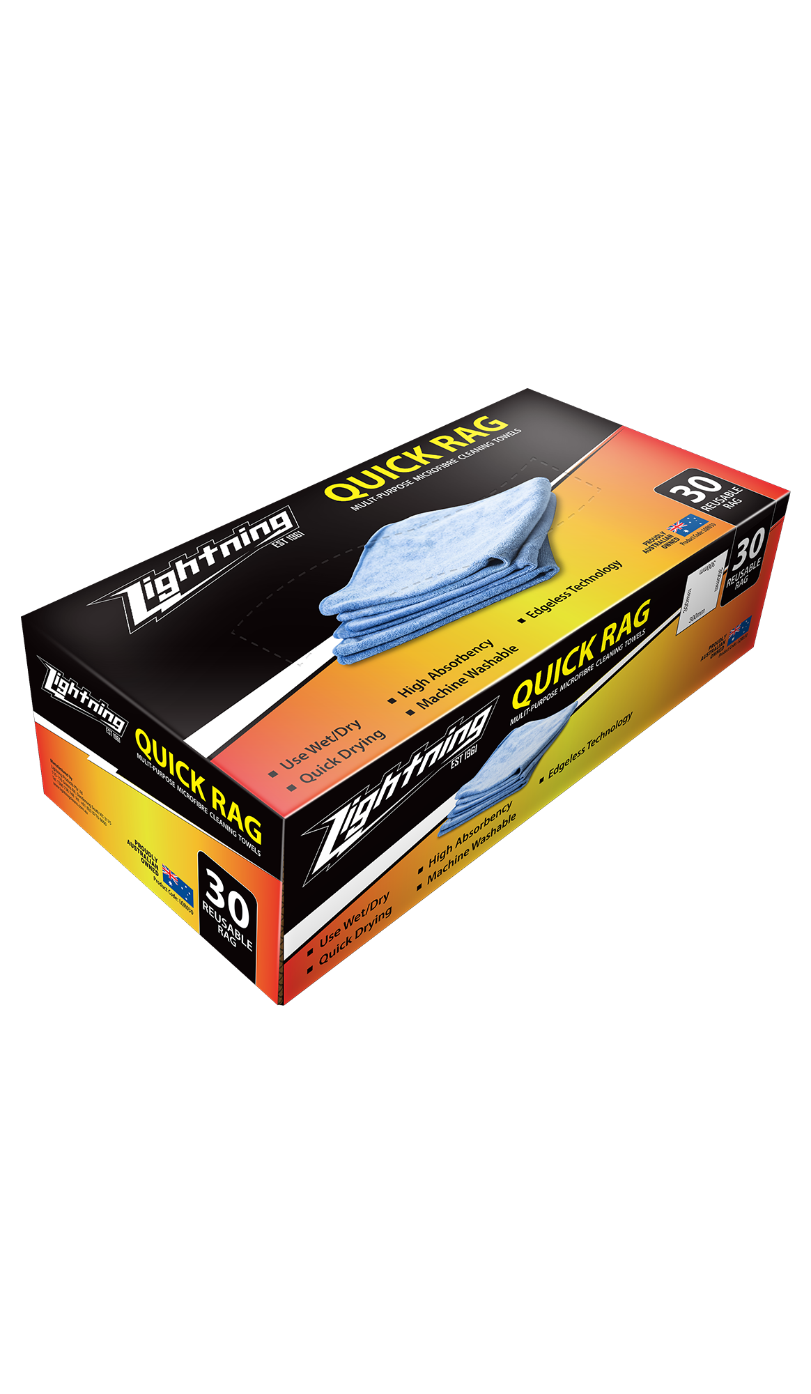 PENRITE Lightning Quick Rags 30Pk