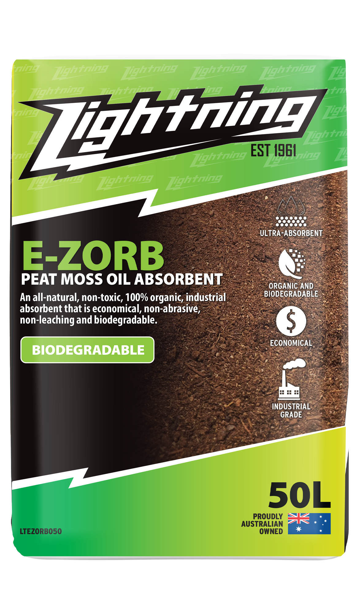 PENRITE Ezorb Peat Moss Oil Absorb 50L