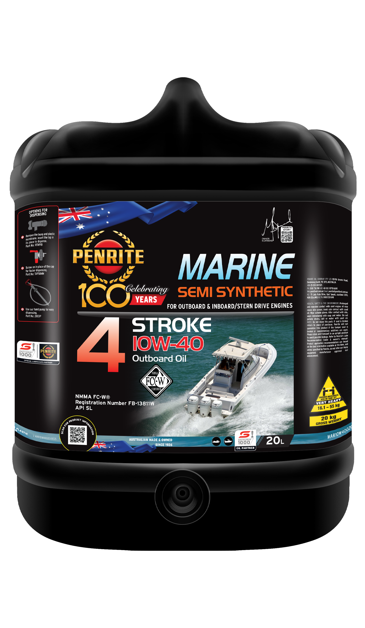 PENRITE Marine 4 Stroke 10W40 Semi Syn