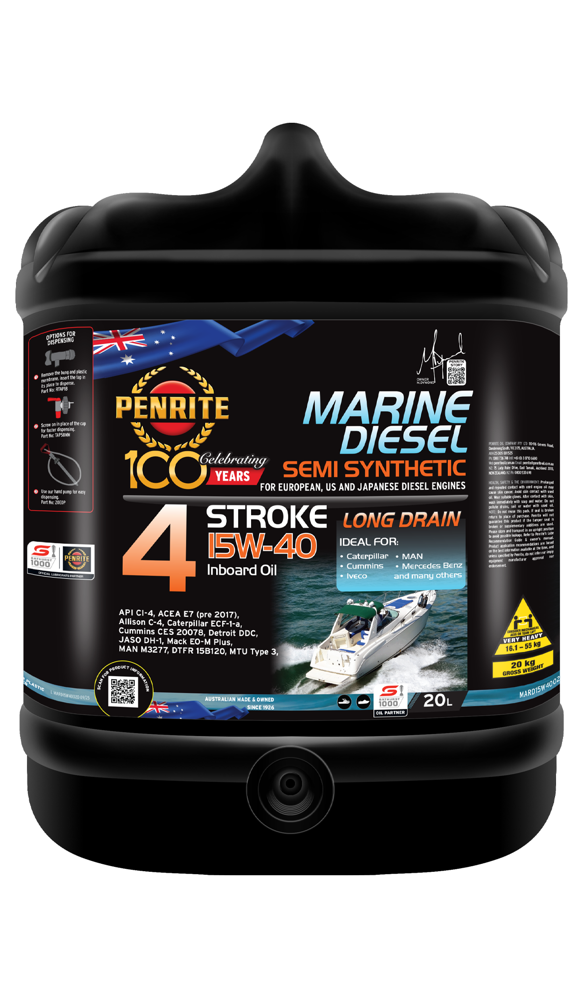 PENRITE Marine Diesel 15W40 Semi Syn