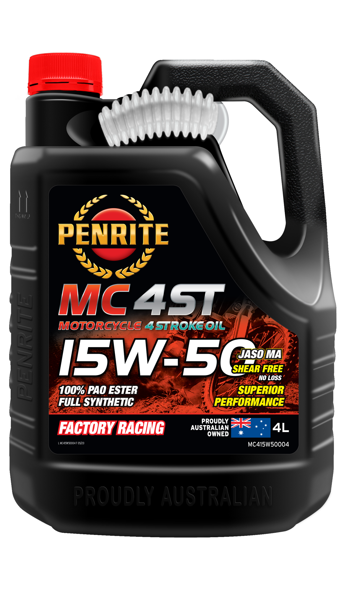 PENRITE Mc-4St 15W-50 100% Pao Ester