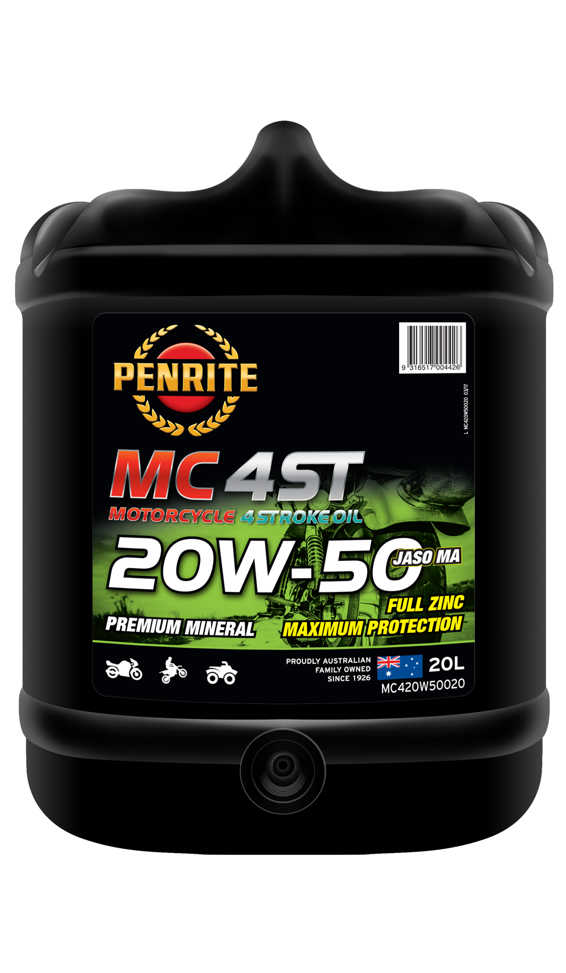 PENRITE Mc-4 St 20W-50 Mineral