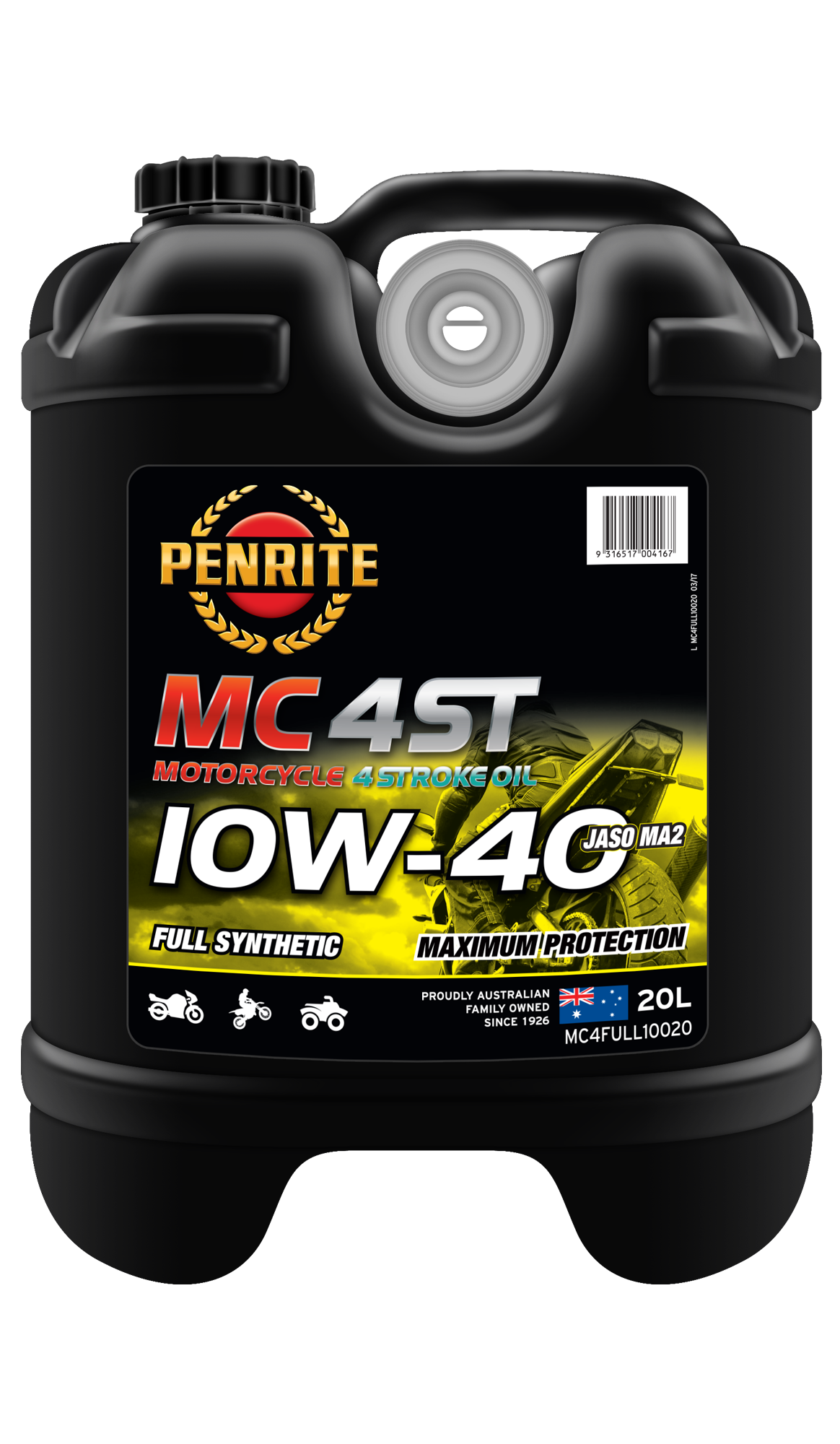 PENRITE Mc-4St 10W-40 Full Synthetic