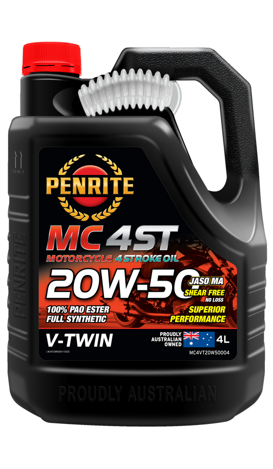 PENRITE Mc-4St 20W-50 Vtwin 100% Pao E