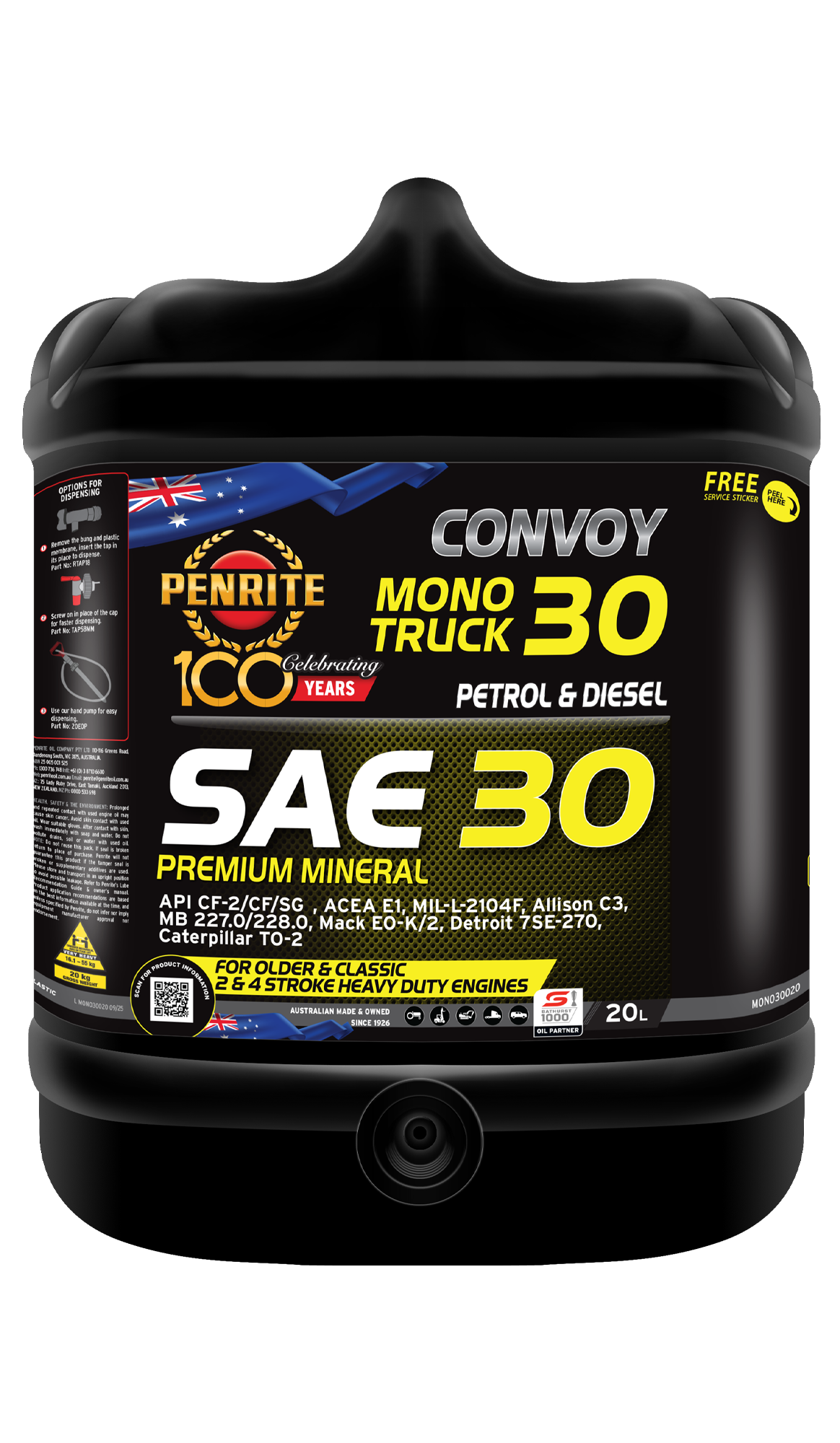 PENRITE Convoy Mono Truck 30 Sae 30 Mn