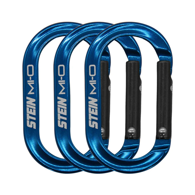 STEIN Carabiner Karabiner Mini Tool Clips 3pk Blue
