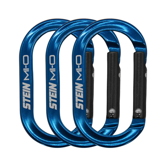 STEIN Carabiner Karabiner Mini Tool Clips 3pk Blue