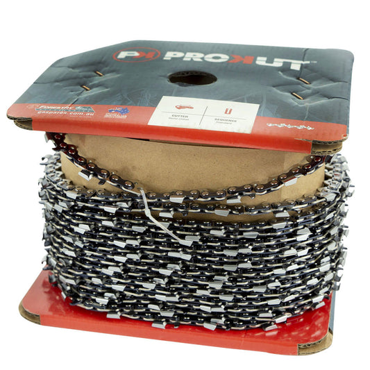 PROKUT 1/4" Pitch x .043" Gauge x 100' Roll Of Semi-Chisel Chainsaw Chain