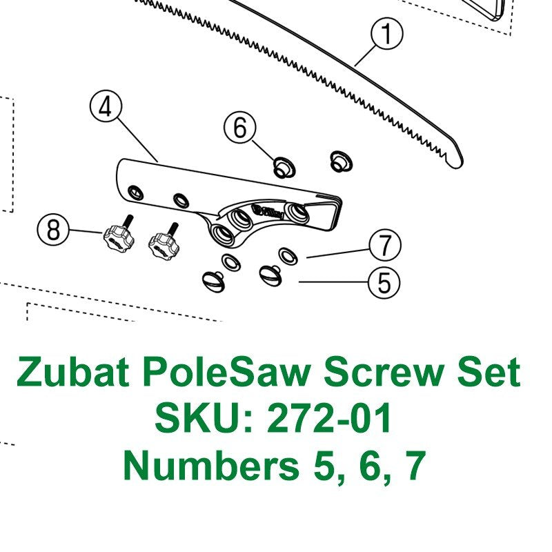 Silky Saws Zubat Pole Saw Screw Set 5,6,7.