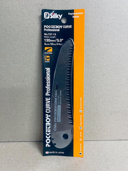 Silky Saw Pocket Boy Curve 130mm Large Tooth Replacement Blade - 727-13