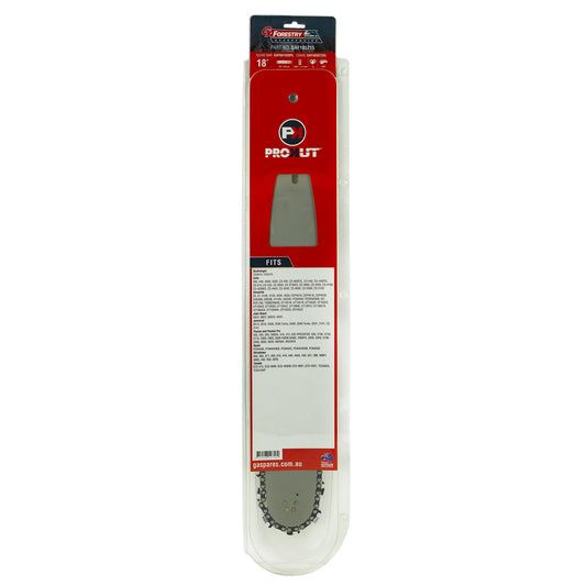 PROKUT Bar And Chain Combo 18" x .325" x .050" x 72 DL, BA Mount