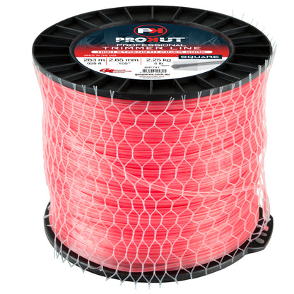 PROKUT BRUSHCUTTER TRIMMER LINE  SQUARE PINK .105 2.65MM 5LB  283M SPOOL