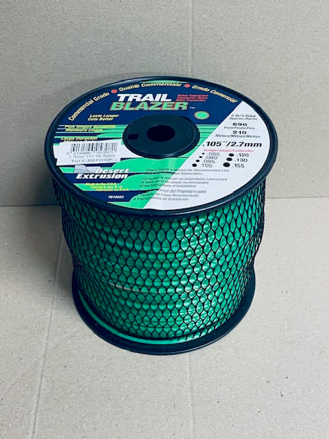 TRAIL BLAZER BRUSHCUTTER ROUND TRIMMER LINE .105" / 2.70MM SPOOL LENGTH 210M WEIGHT 1.35KG BRT1396P
