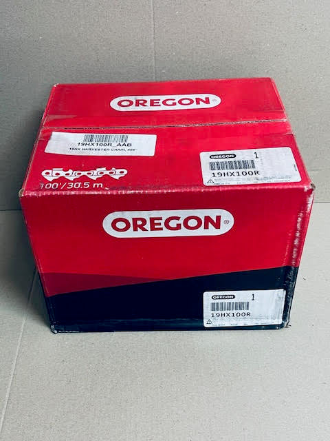 OREGON Harvester Chain 19HX Chamfer Chisel  .404" .080" 100ft Roll  19HX-100R