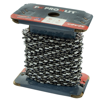 PROKUT 3/8" Pitch x .058" Gauge x 25' Roll Of Full-Chisel Chainsaw Chain