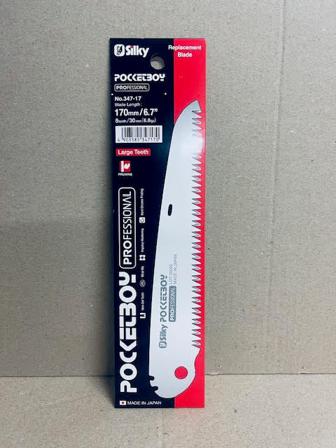 Silky Saw Pocket Boy 170mm Large Tooth Replacement Blade - 347-17