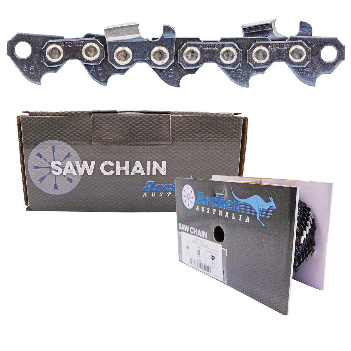 Archer Chain Reel – 1/4″, .050″, 25ft, Semi Chisel
