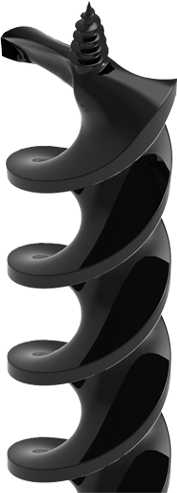 ATOM Hard Tip Chisel Augers 5/8" (16mm) diameter x 14 (360mm) long