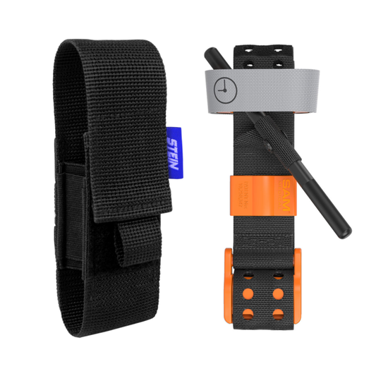 STEIN SAM XT Tourniquet - Orange with VAULT TQ Tourniquet Holster / SS-601XT600ORT