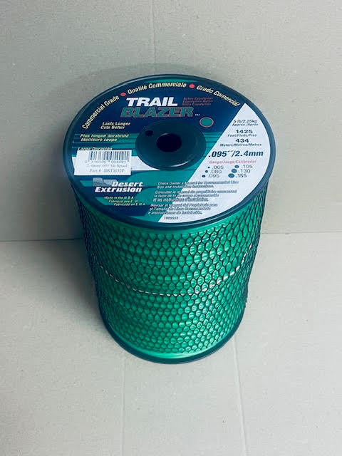 TRAIL BLAZER BRUSHCUTTER ROUND TRIMMER LINE .095" / 2.40MM SPOOL LENGTH 435M BRT5152P