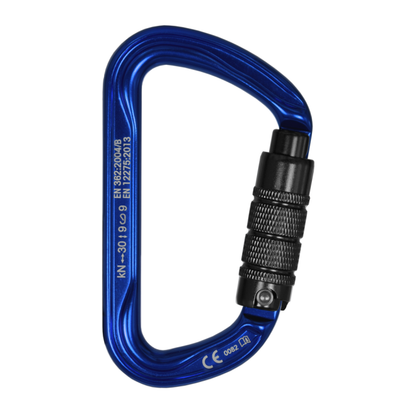 STEIN Carabiner Karabiner SECURA D-Shape Aluminium - Blue