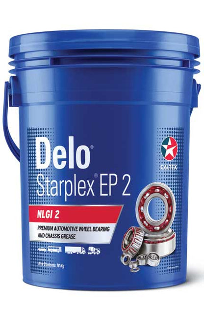 CALTEX Delo Starplex Moly 3% EP 2 Black Grease 16KG Pail