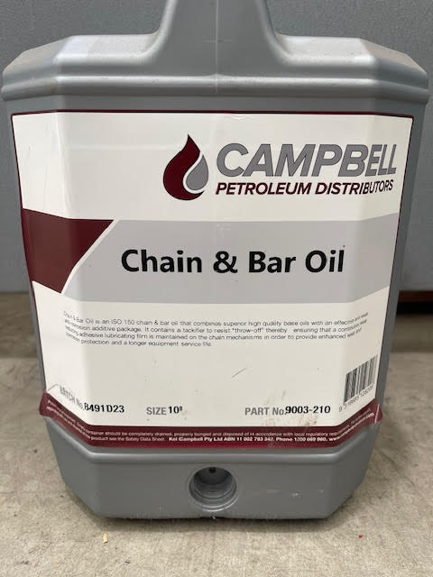 CAMPBELL Chainsaw Chain & Bar Oil 10L Drum