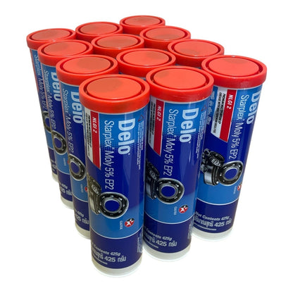 CALTEX Delo Starplex Moly 5% EP 2 Black Grease 425G - Carton of 12