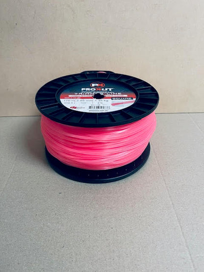 PROKUT BRUSHCUTTER TRIMMER LINE  SQUARE PINK .105 2.65MM 3LB  170M SPOOL