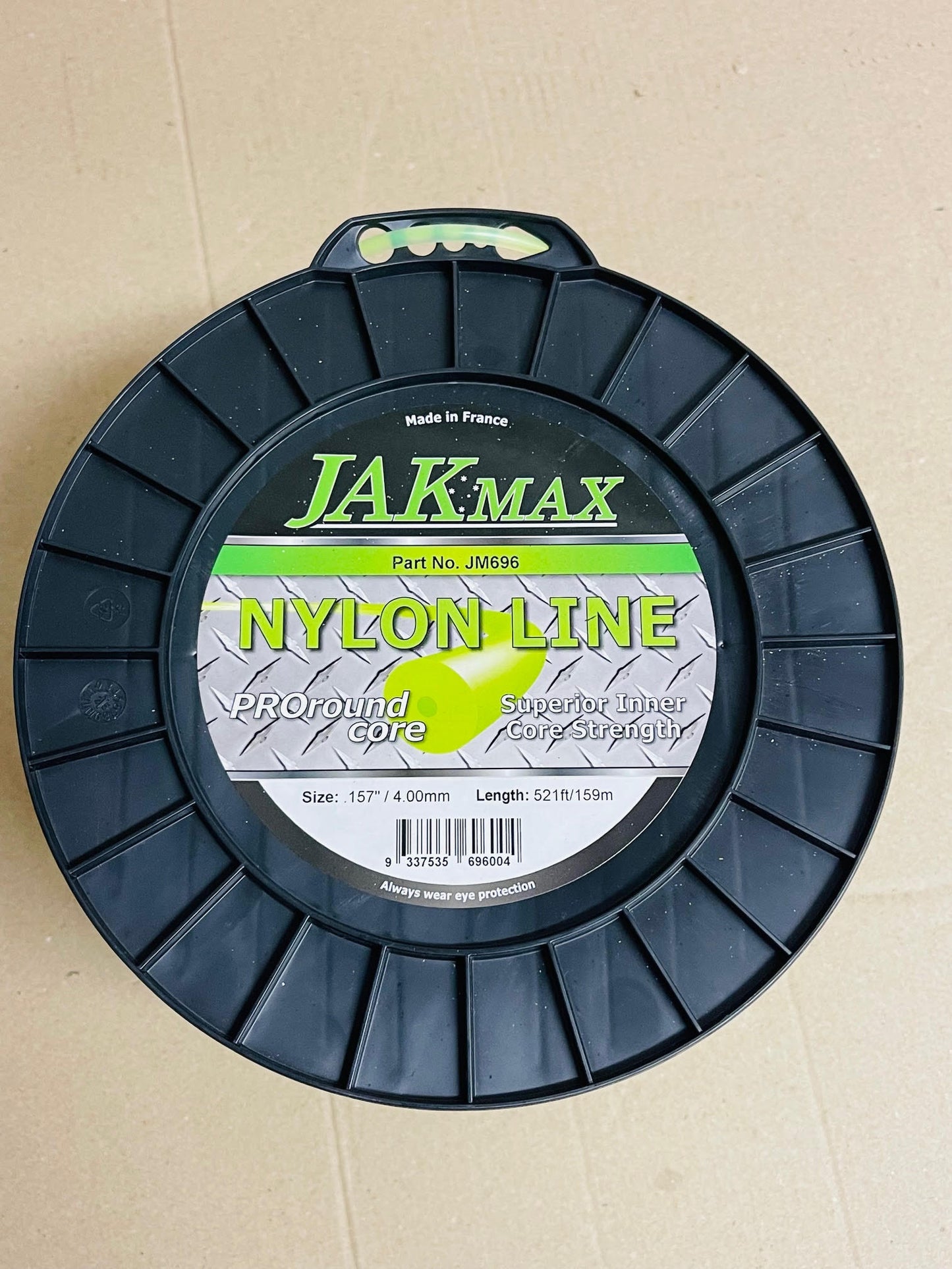 JAK Max Pro-Round Core Brushcutter Trimmer Line - .155"/4.00mm, 5lb Reel