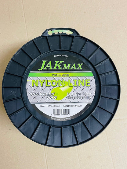 JAK Max Pro-Round Core Brushcutter Trimmer Line - .155"/4.00mm, 5lb Reel