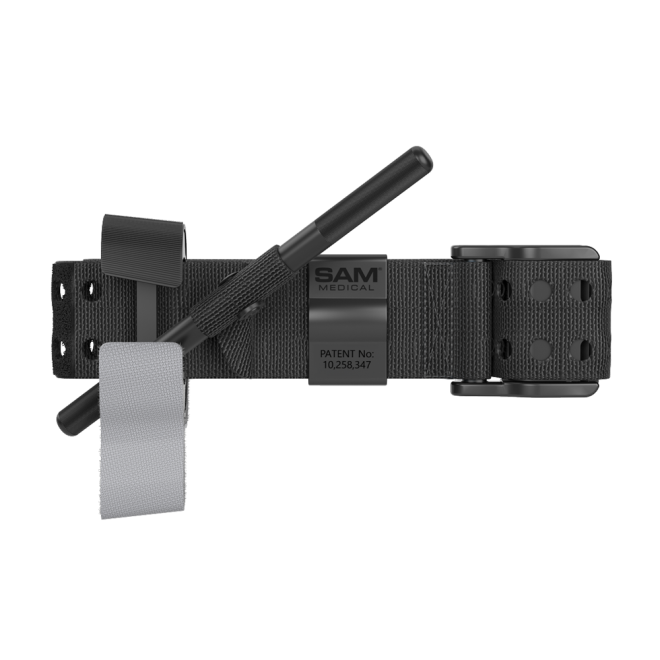 STEIN SAM XT Tourniquet - Black with VAULT TQ Tourniquet Holster