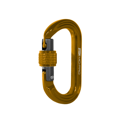 STEIN Carabiner Karabiner Mini Tool Clips Pro Scewlock 3Pk Gold